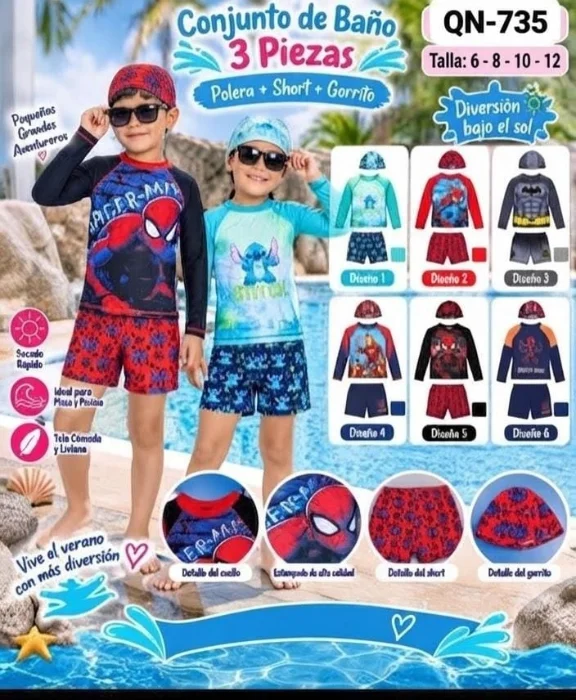 Traje de Baño Niño Protección Uv50
