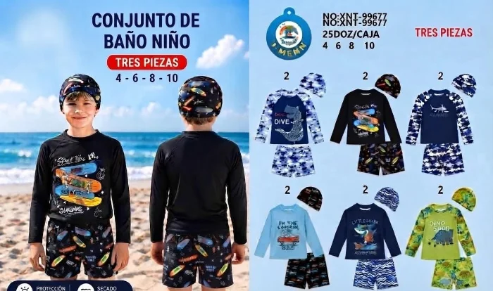 Traje de Baño Proteccion Uv50