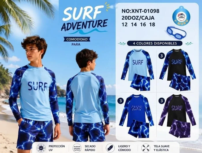Traje de Baño Adolescente Protección Uv50