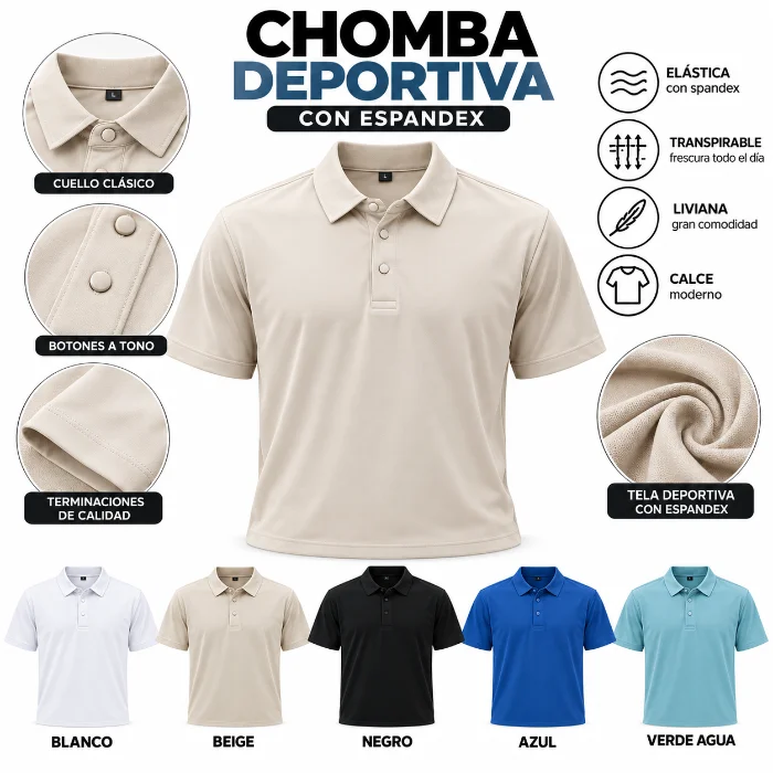 Chomba Importada con Espandex Importado