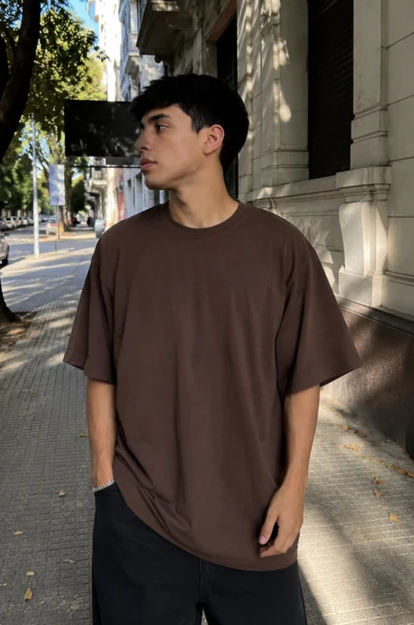 Remeras Lisa Oversize Algodón Premium S al Xl