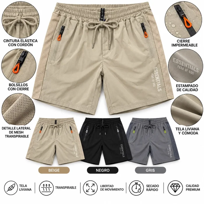 Short Deportivo Essencials Importado