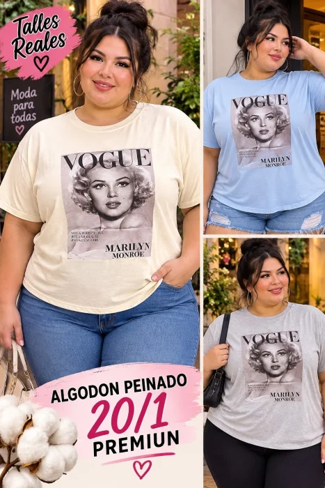 Remera de Algodon Peinado Premiun 20/1