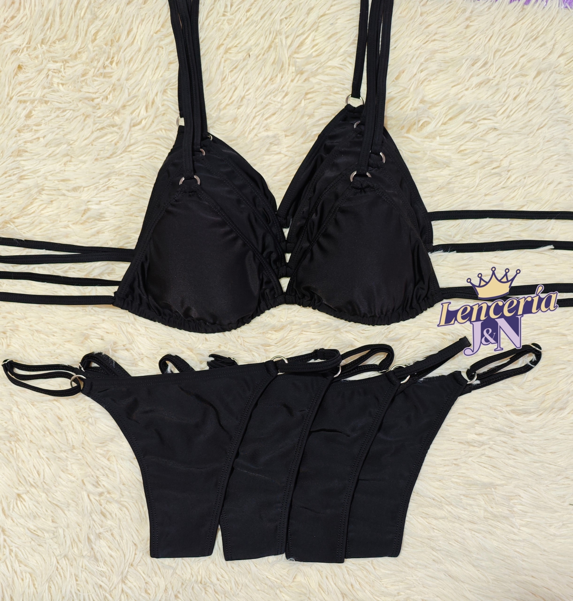 Bikini Triángulo Negro - Imagen 2
