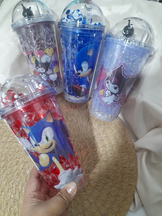 Vasos Luces Importadas   Sonic y Kuromi
