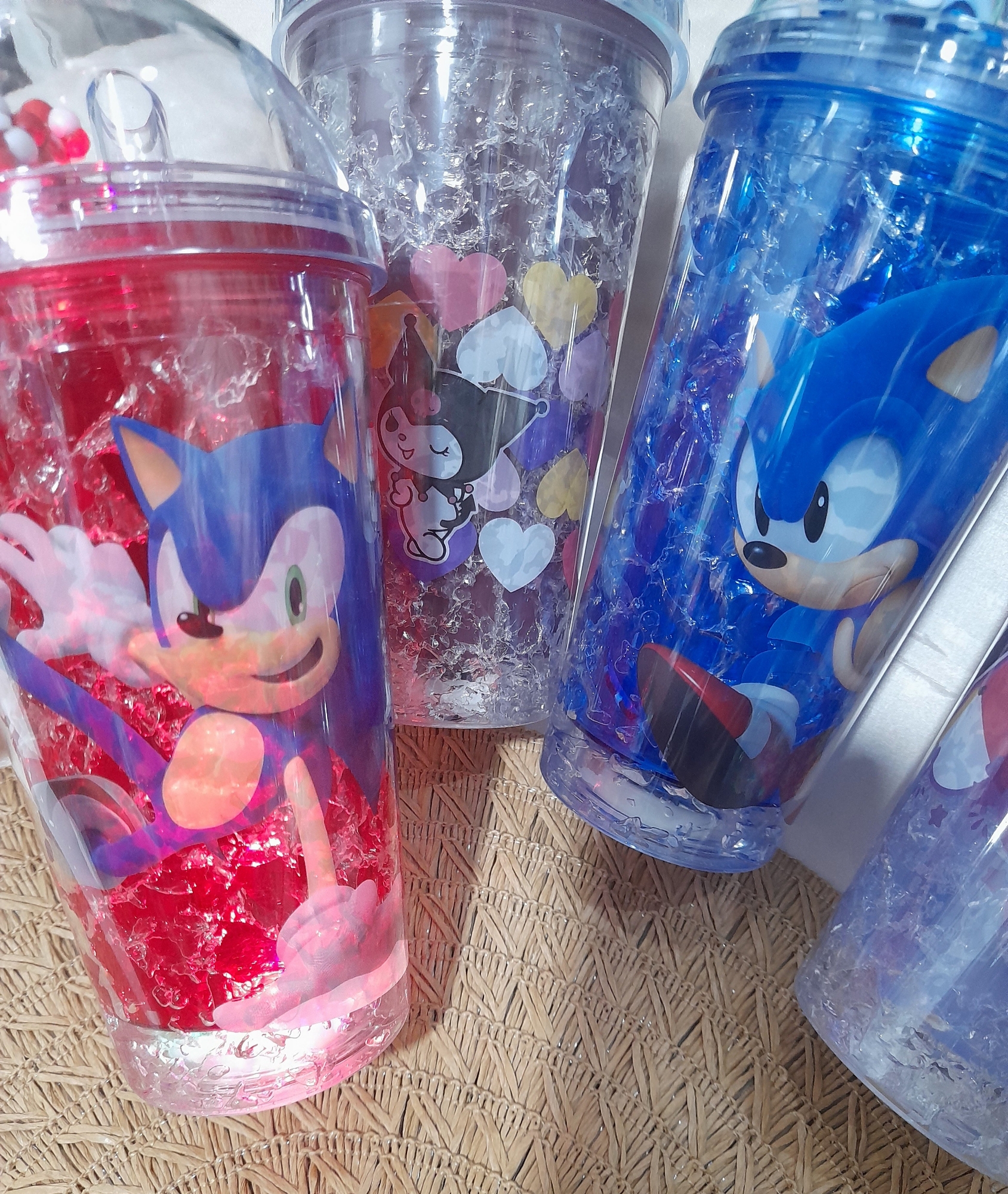 Vasos Luces Importadas   Sonic y Kuromi - Imagen 2
