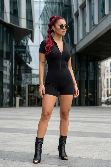 Catsuit Corto Cierre