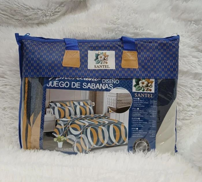 Juego de Sab. Santel Algodón  2plazas