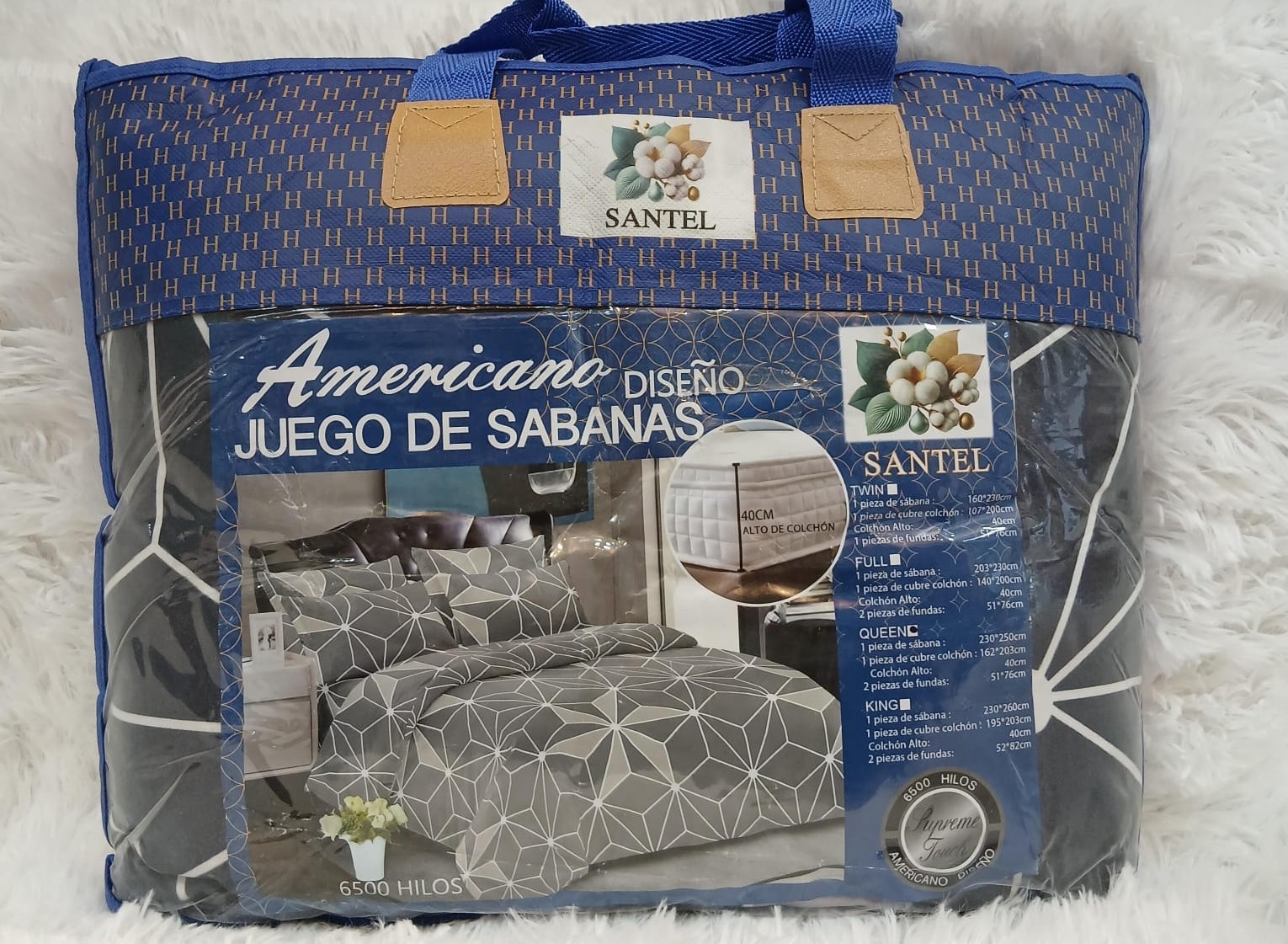 Juego de Sab. Santel Algodón  2plazas - Imagen 3