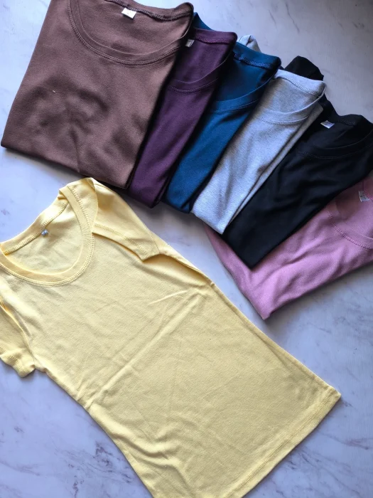 Remeras Lisas de Algodon