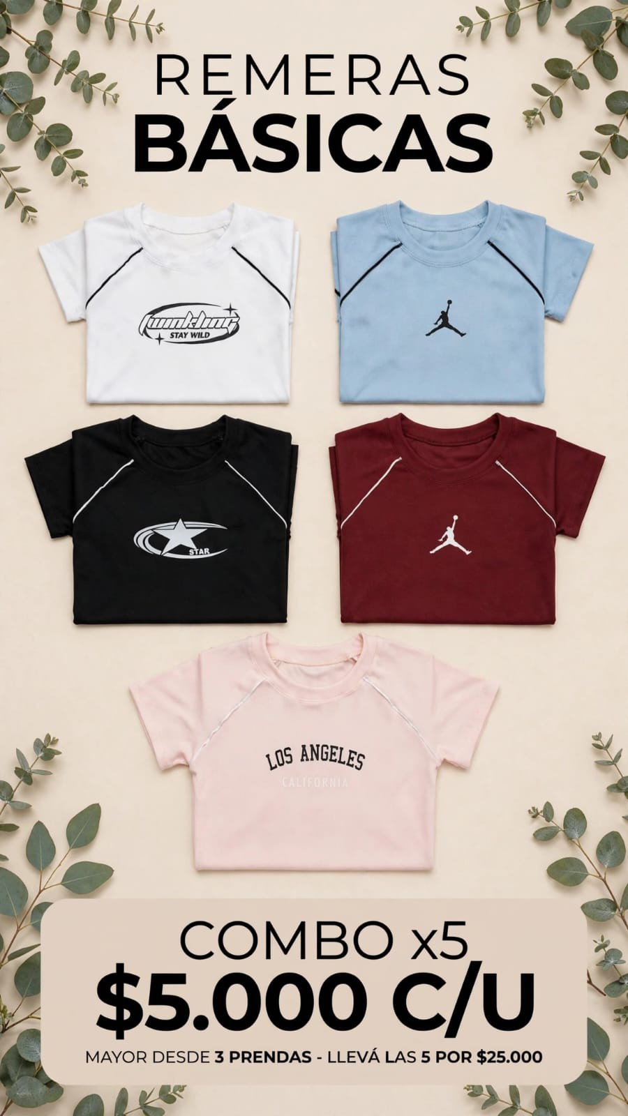 Remera con Vivo Jrdan ,adds ,nik Etc. - Imagen 3