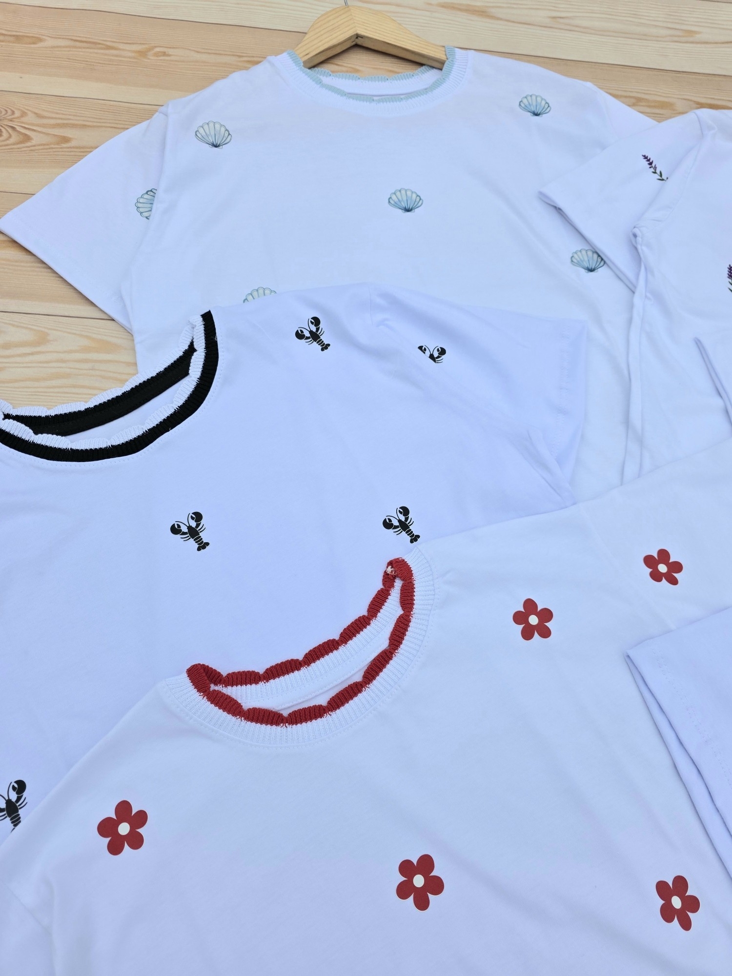 Remera Over Cuello Tejido (leer Descripción) - Imagen 2