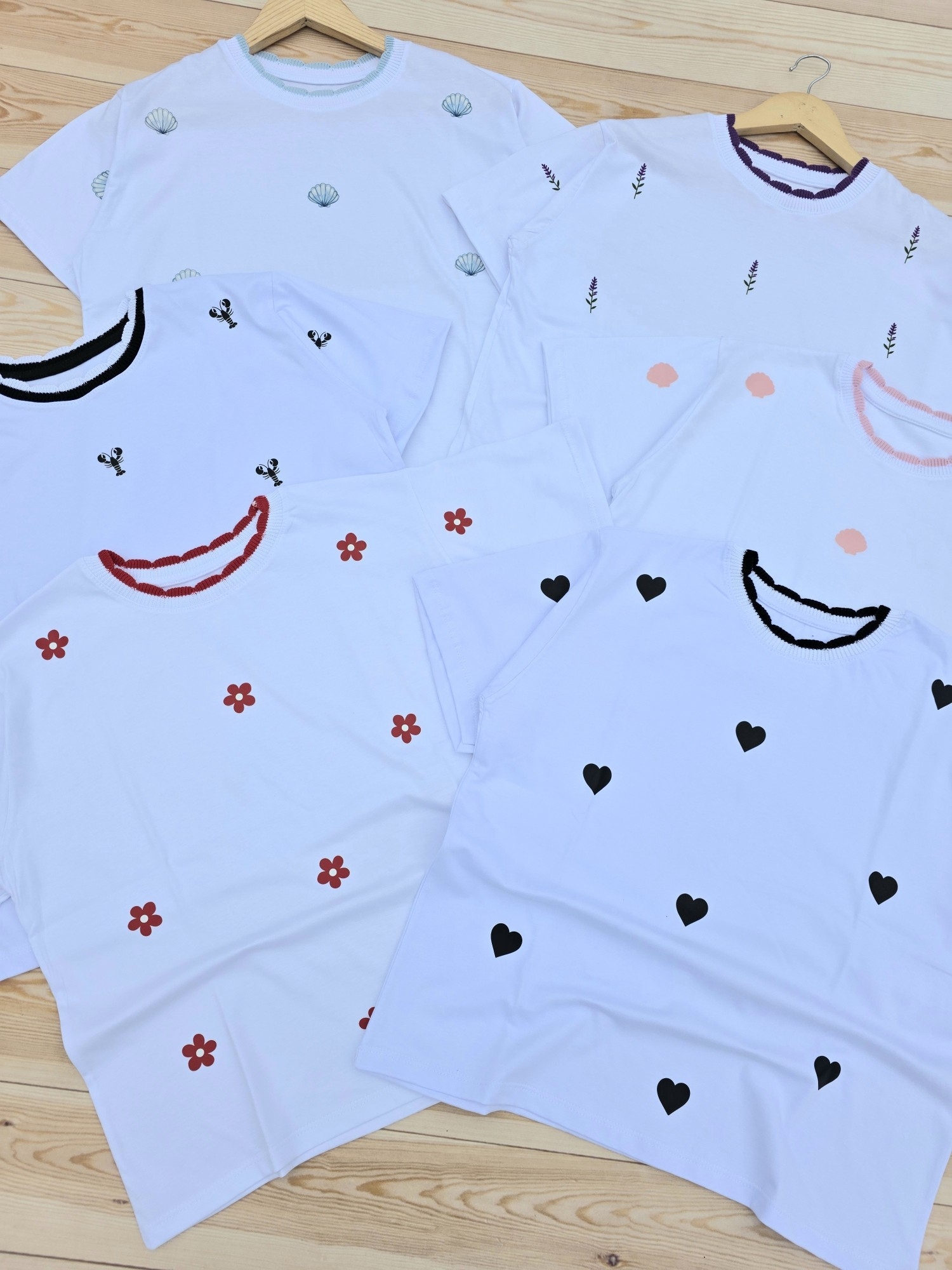 Remera Over Cuello Tejido (leer Descripción) - Imagen 3