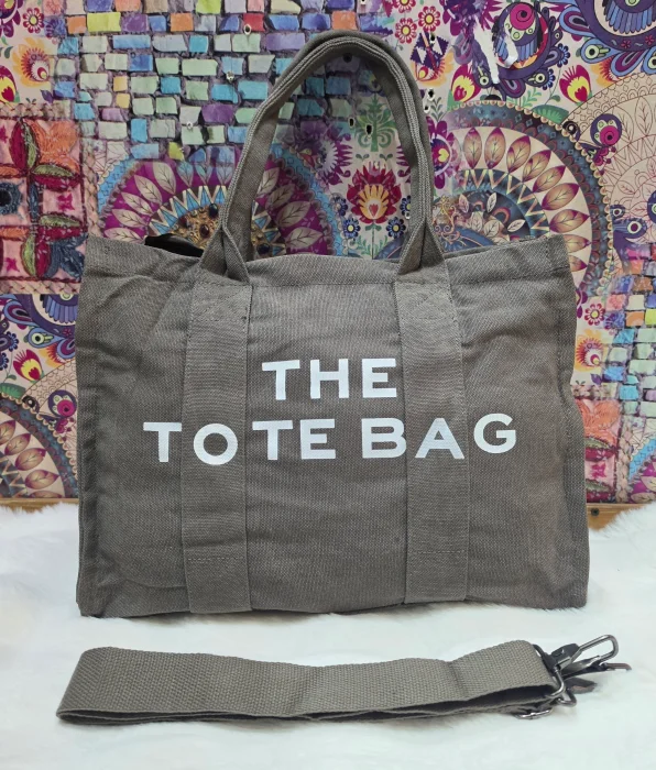 Nuevo Ingreso de Cartera Grande de Tela Lienzo Pesado 
trae la Tira Larga