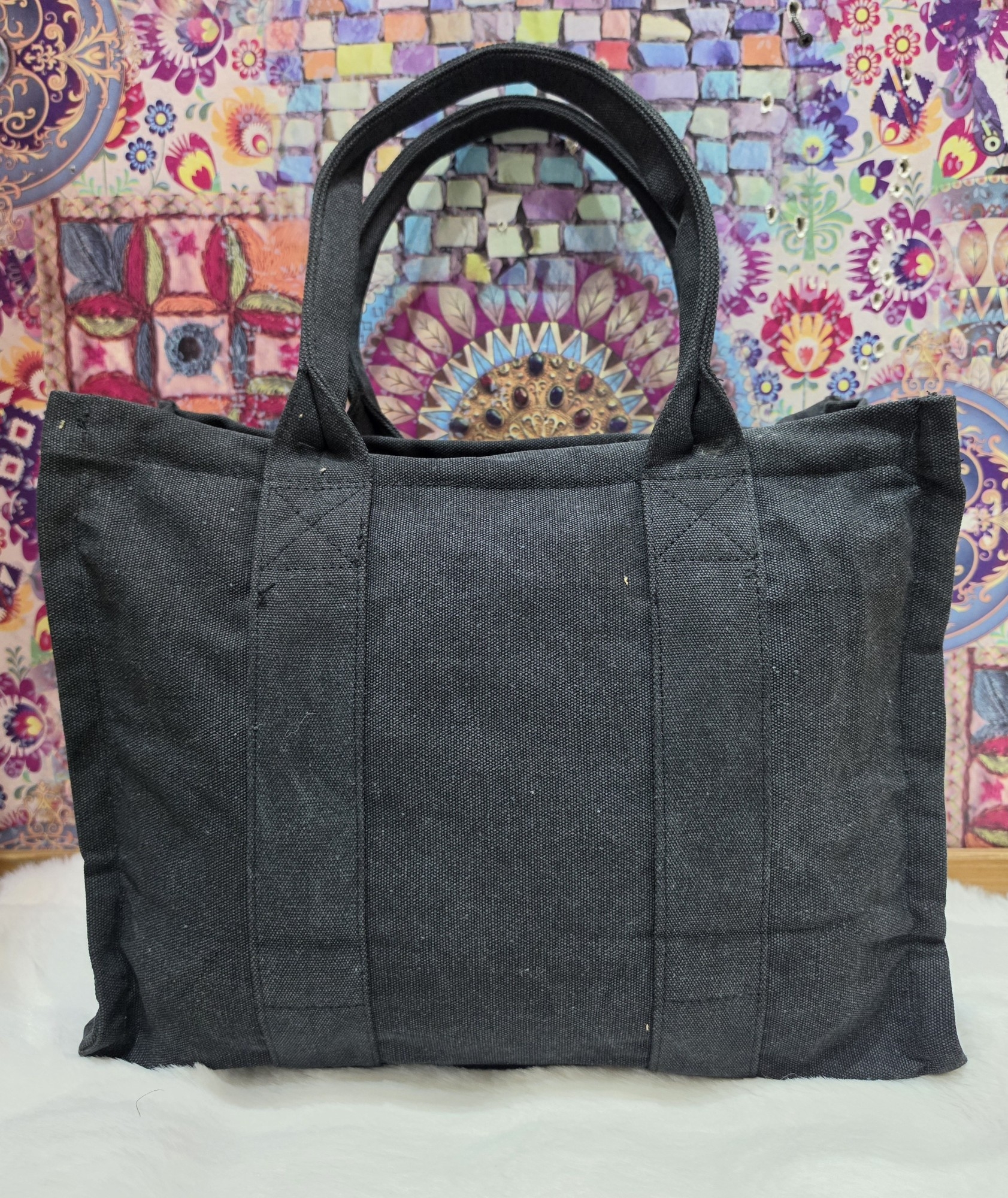 Nuevo Ingreso de Cartera Grande de Tela Lienzo Pesado
trae la Tira Larga - Imagen 6