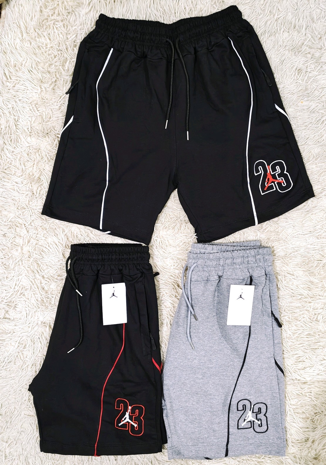 Bermuda Jordan 23 Bordado Premiun - Imagen 3