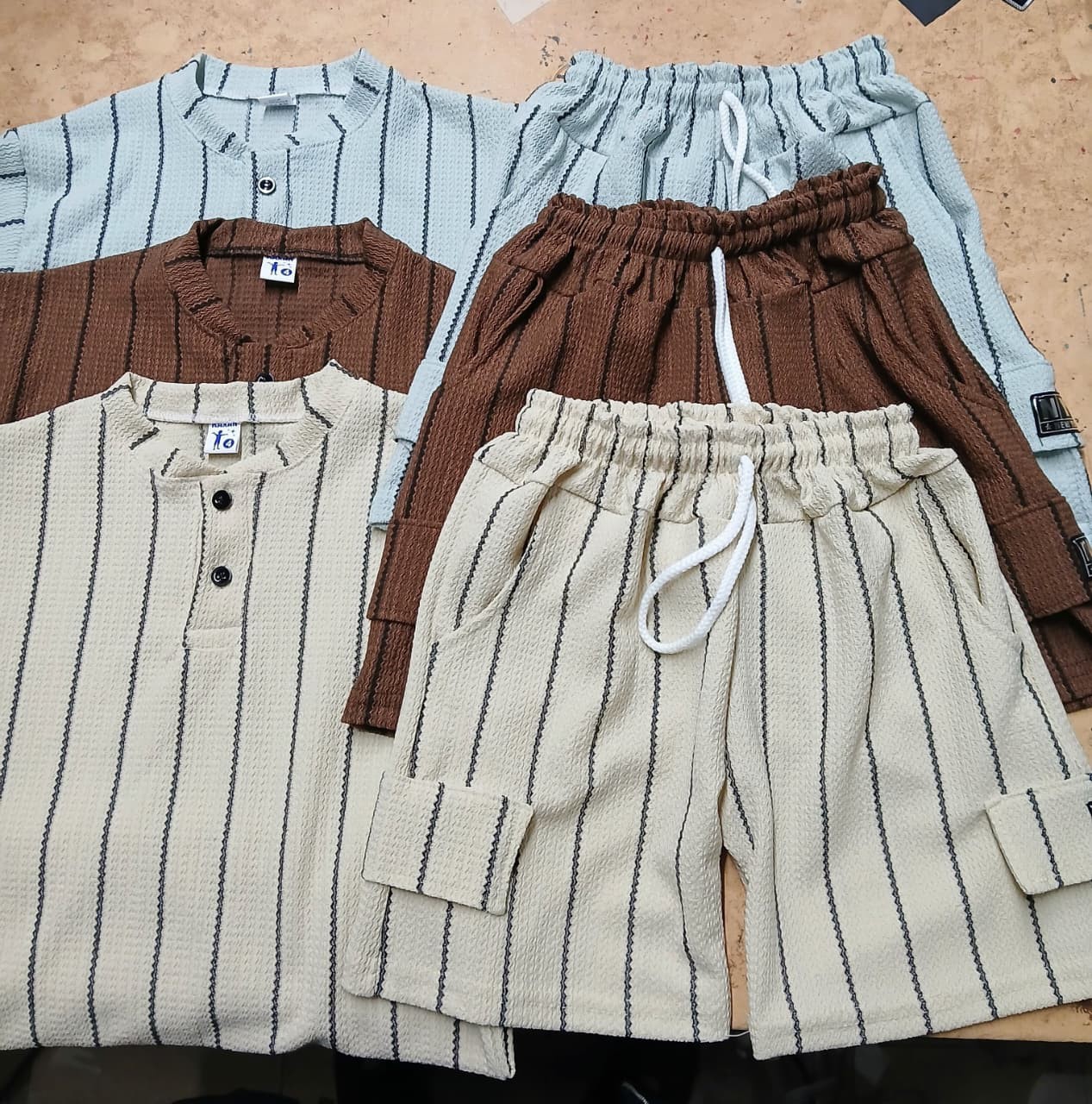 Conjunto de Nene Hawai Rayado - Imagen 2
