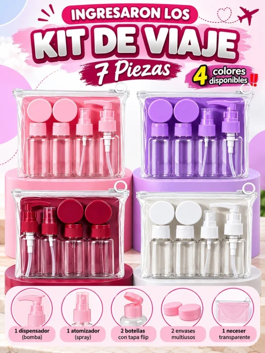 Kit de Viaje 7 Piezas