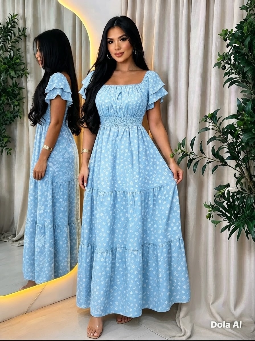 Vestido Largo Penelope Importado - Imagen 2