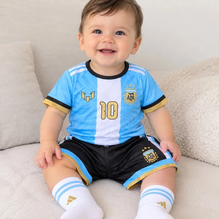 Conjunto Bebe Messi Despedida