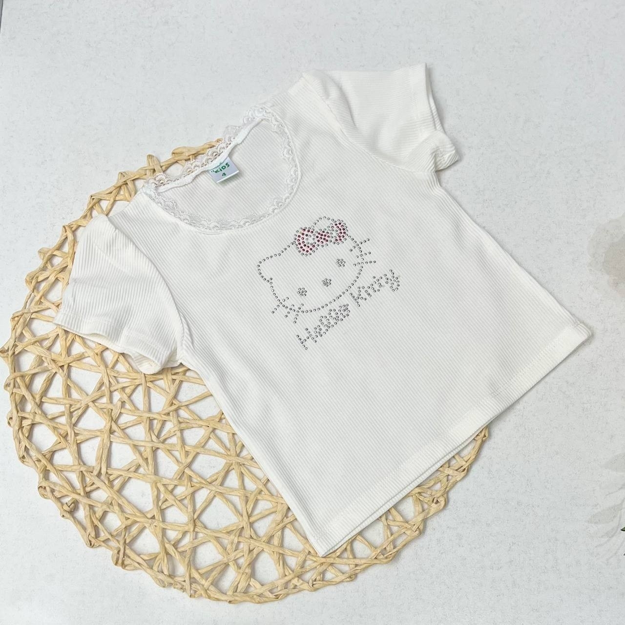 Remera Niña con Strass Delicada - Imagen 3