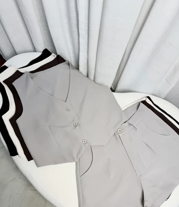 Conjunto Set Sastrero Chaleco Short