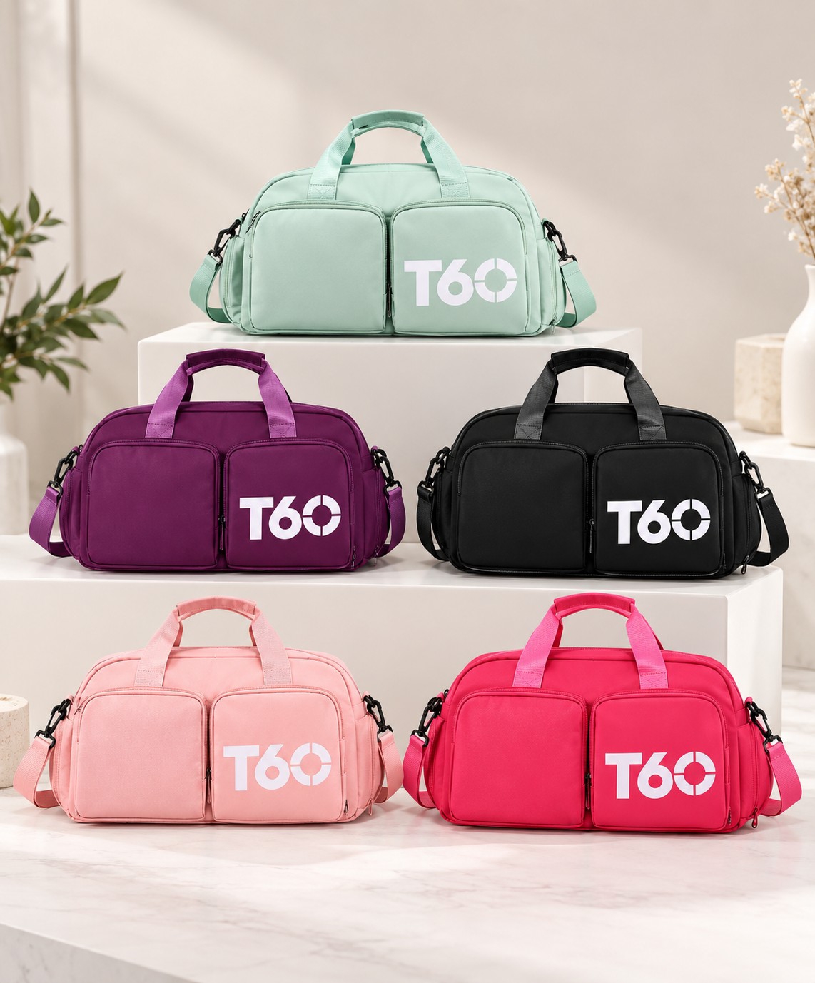 Bolsos Deportivos Mochila T60 Importado Doble Función - Imagen 2