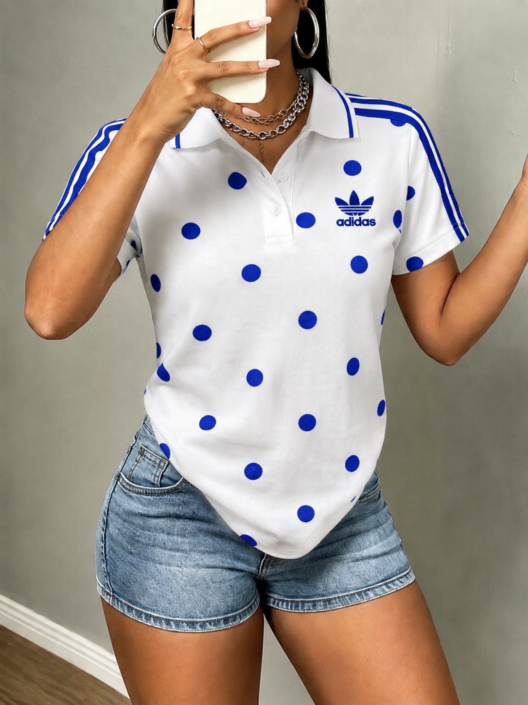 Remera Chomba Adi Polka Dot Lunar Algodon con Bolsita - Imagen 3