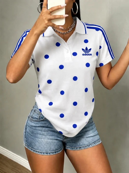 Remera Chomba Adi Polka Dot Lunar Algodon con Bolsita