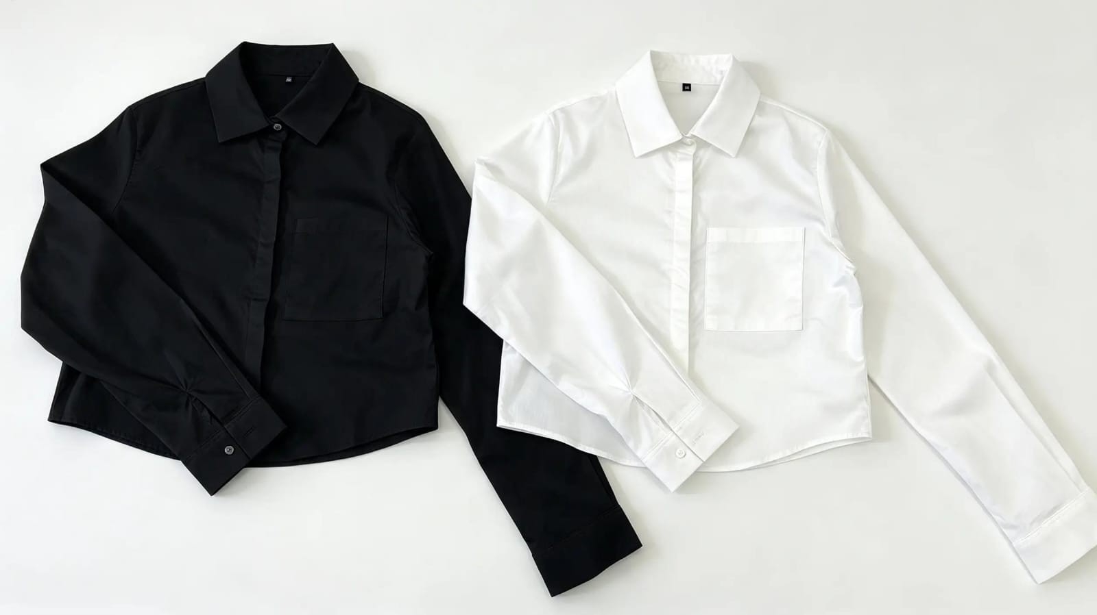 Camisa Crop Tapa Boton - Imagen 3