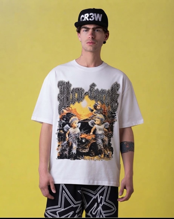 Remeras de Algodón con Strass - Imagen 2