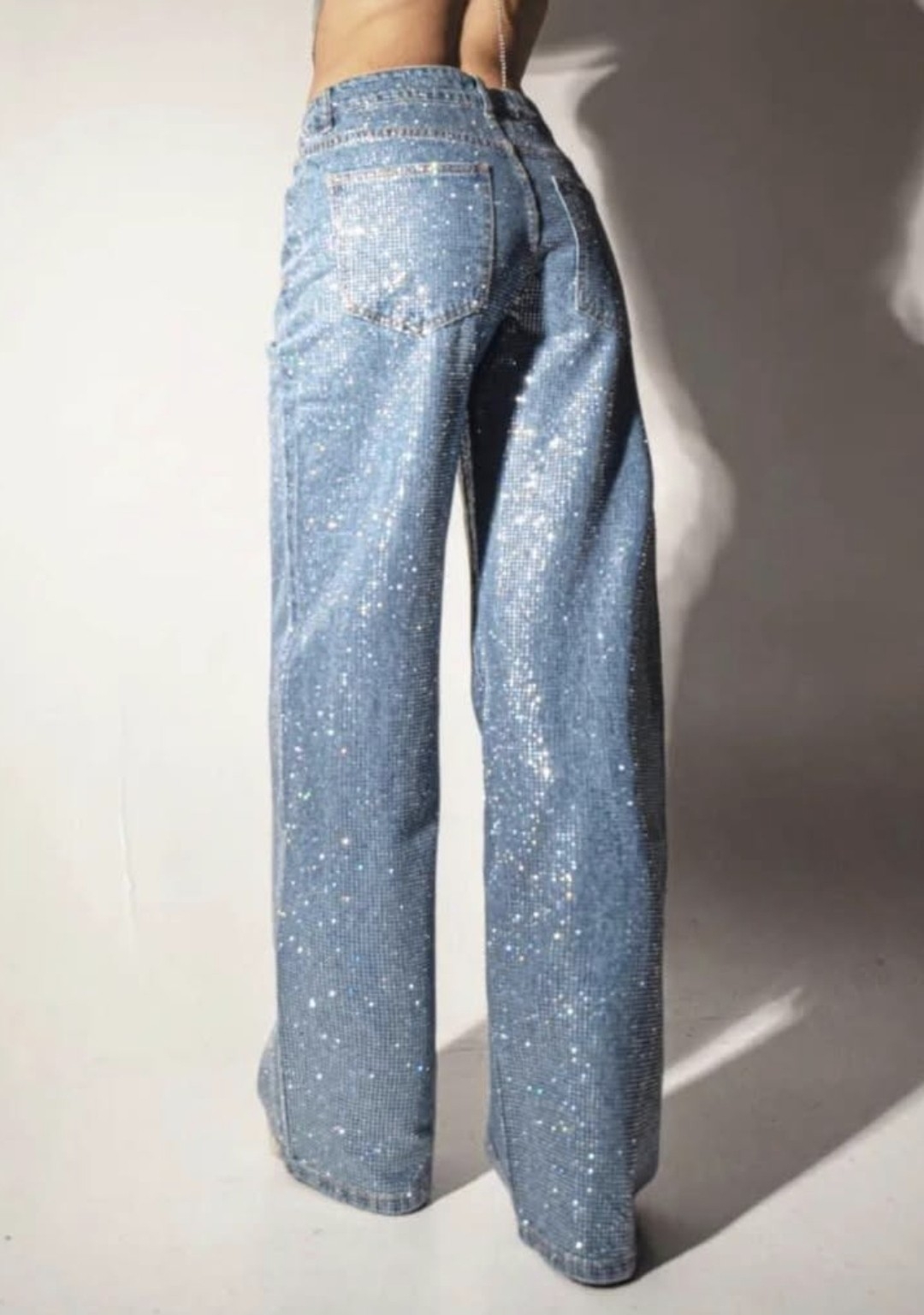 Jeans Elastizado Full Strass (brillo Completo) - Imagen 2