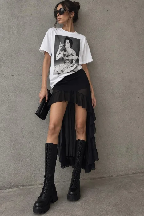Maxifalda con Short