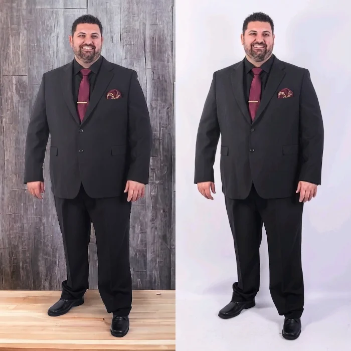 Traje Negro Talle Especial