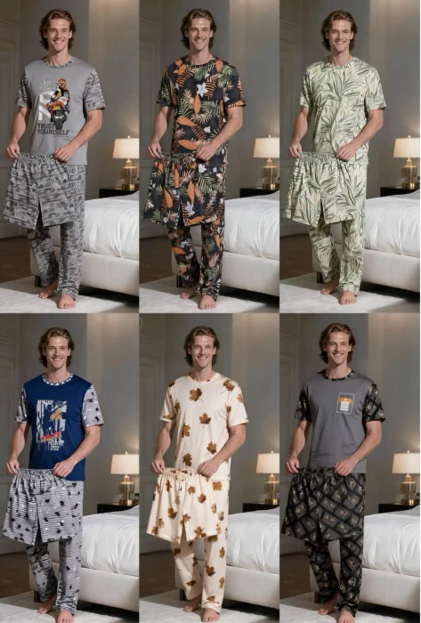 Pijama Tres Piezas Hombre