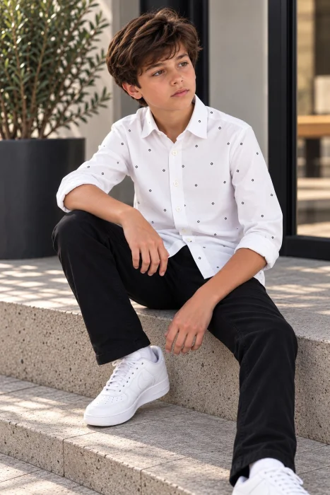 Camisa Estampado -niño-
