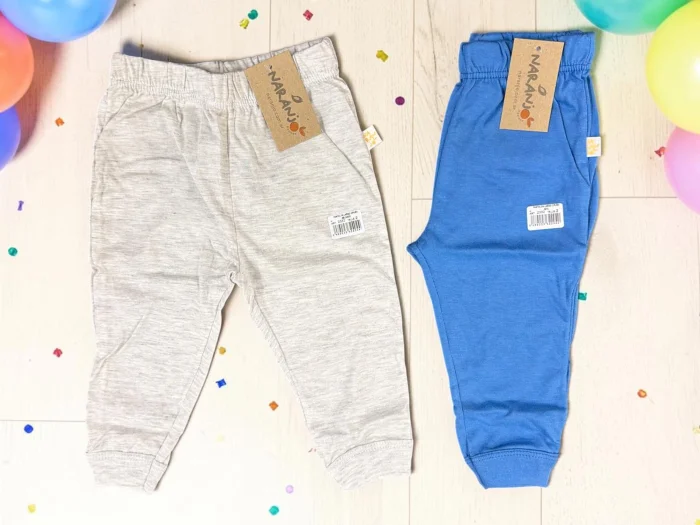 Pantalon Babucha Algodon Bebe Naranjo T.(2 al 5)(hasta 3 Años) Art.2332