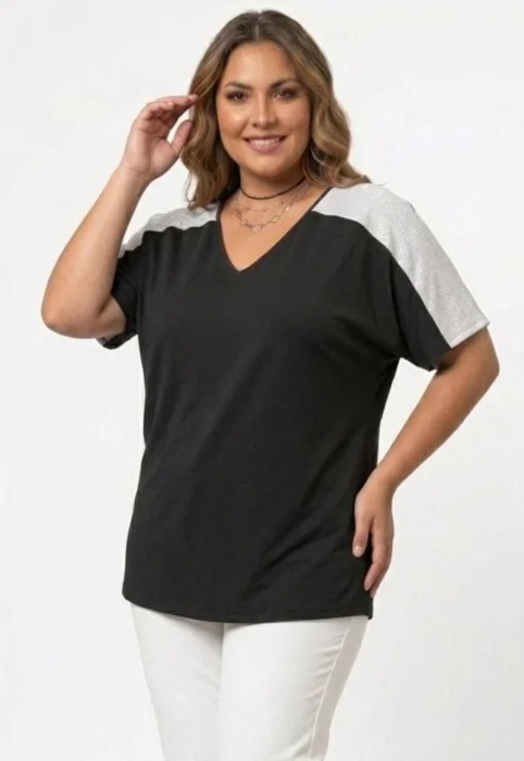 Remera Combinada