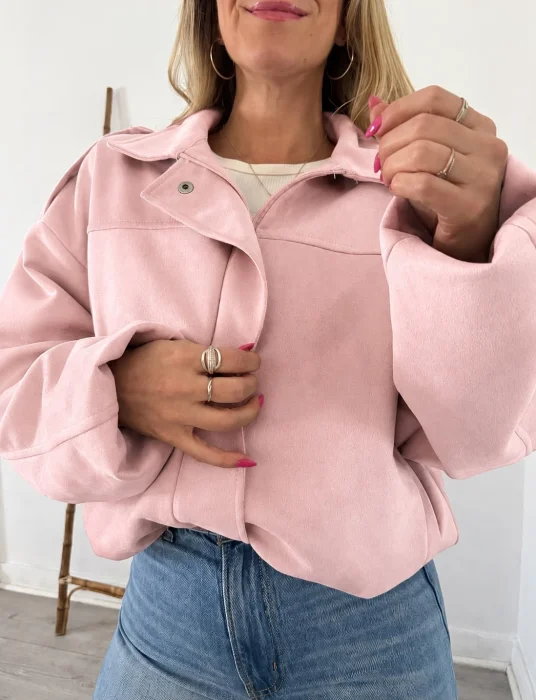 Campera Bomber Rosa T.5