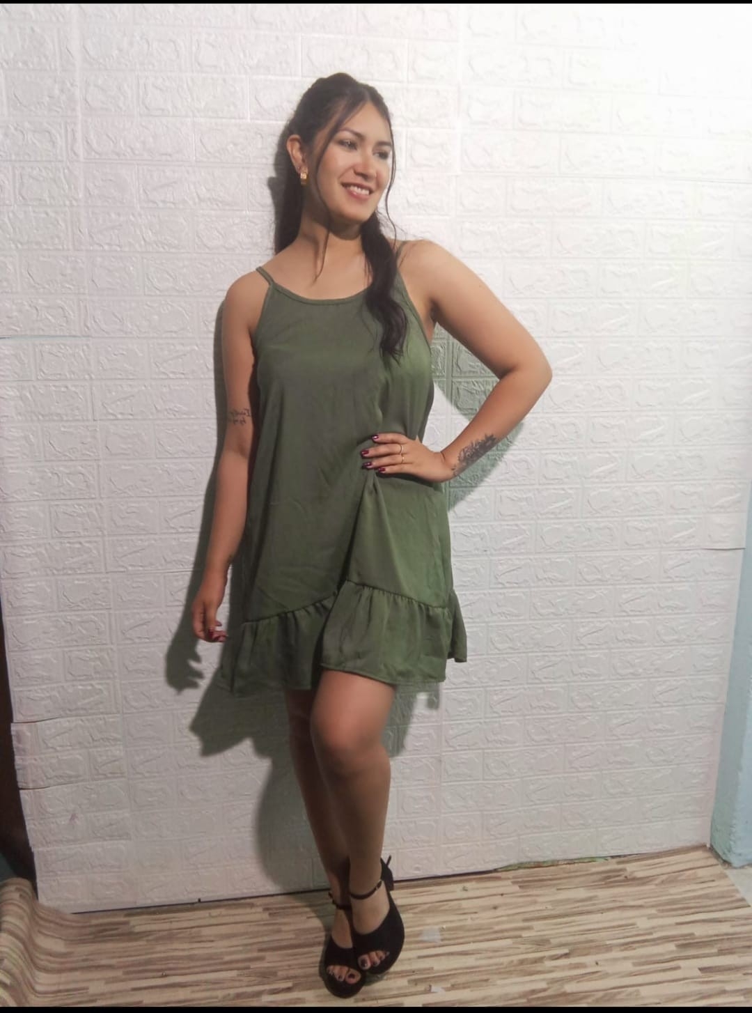 Vestido con Volado Poplim - Imagen 3