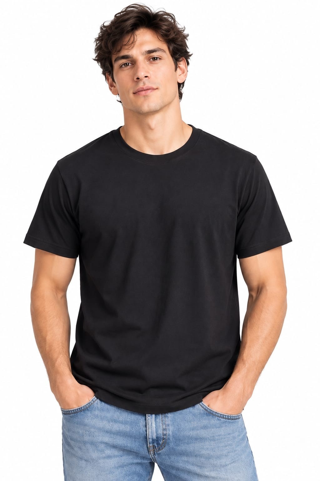 Remera Clasica Algodón y Licra - Imagen 2