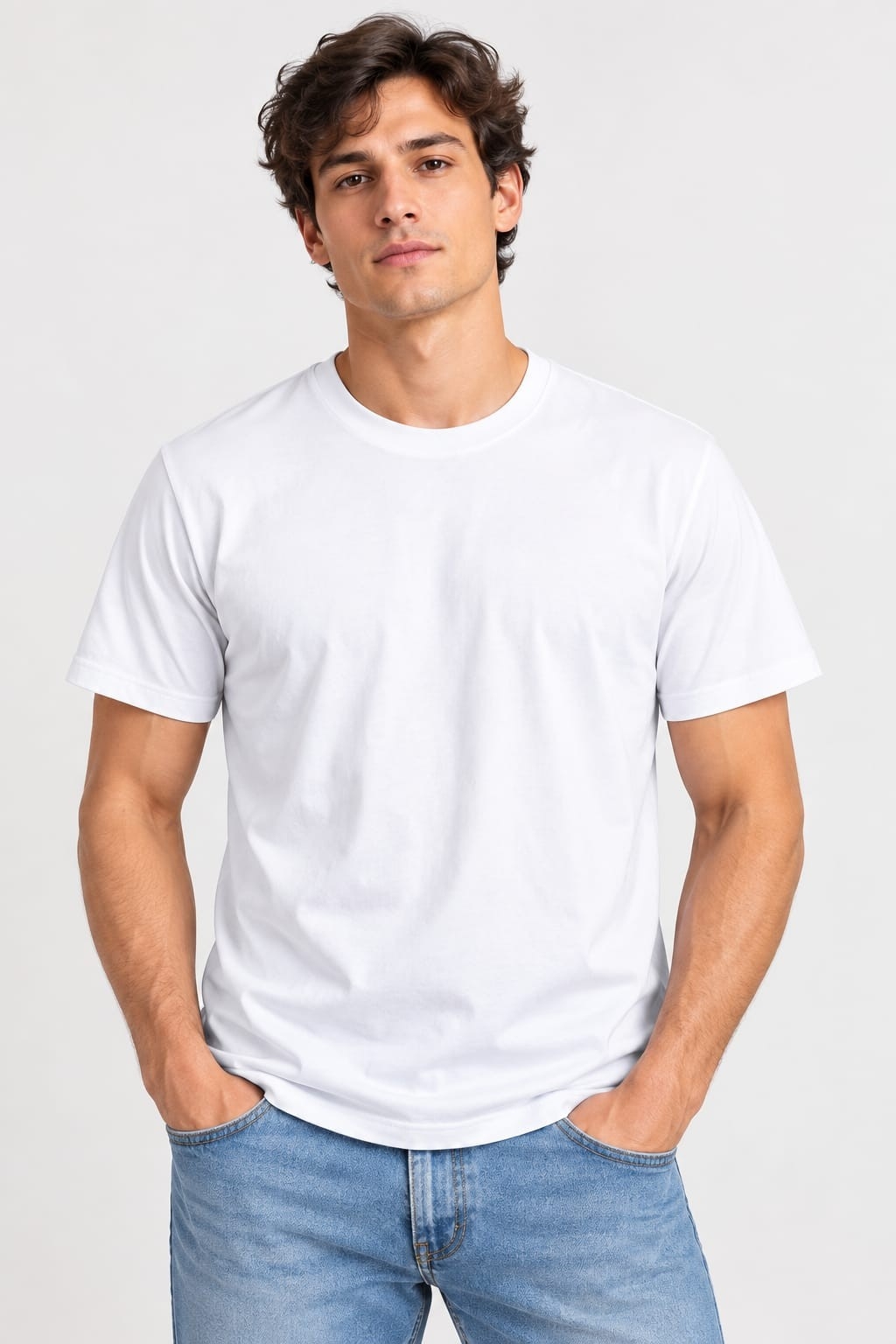 Remera Clasica Algodón y Licra - Imagen 3