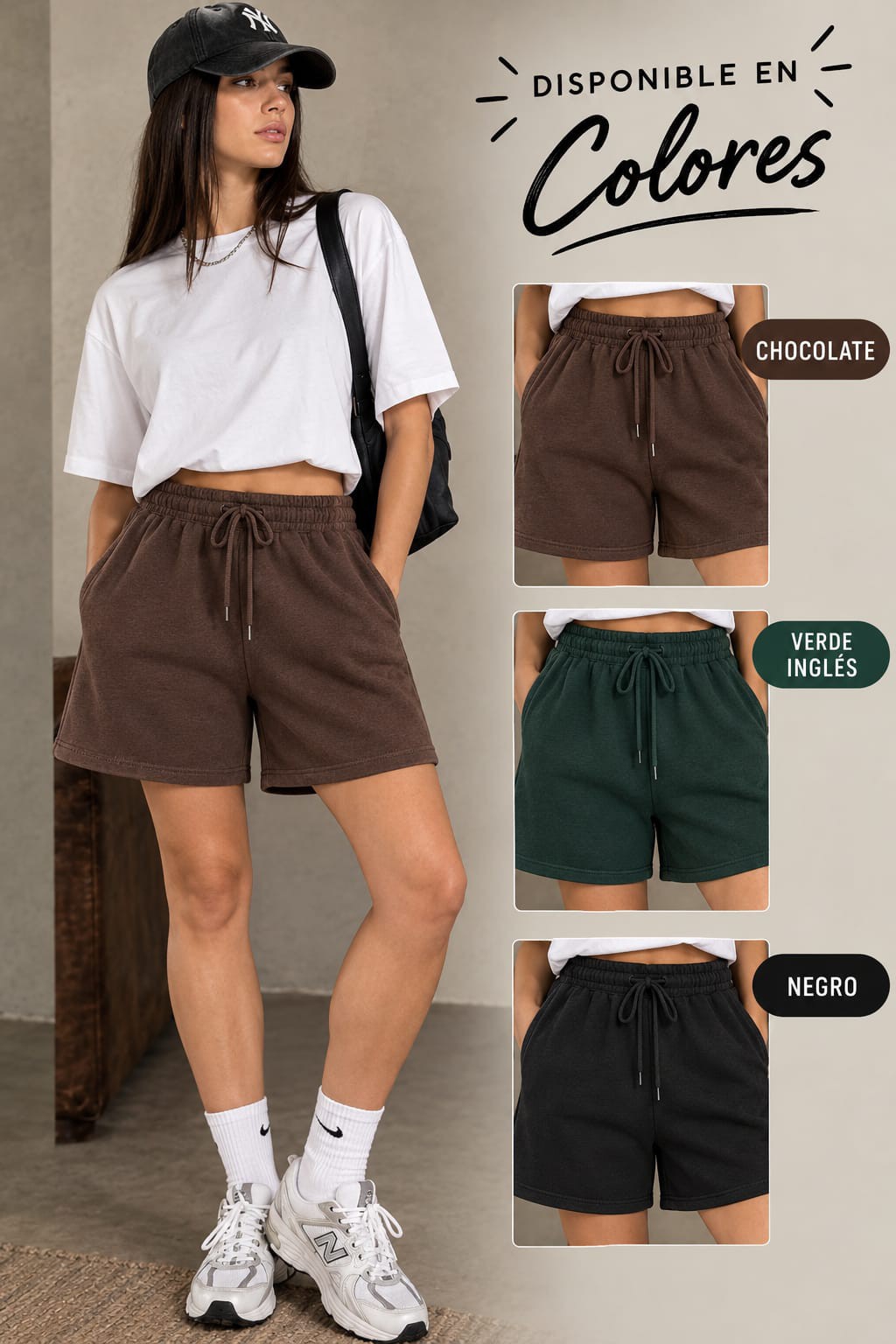 Short Rustico Peinado - Imagen 2
