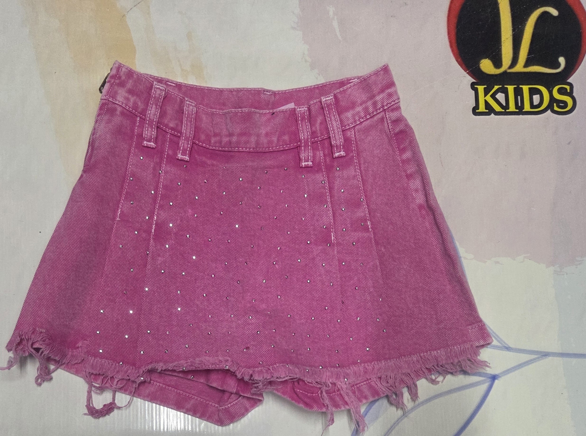 Short Pollera Rosa Nena - Imagen 2