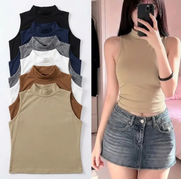 Musculosa Cuellos Tortuga