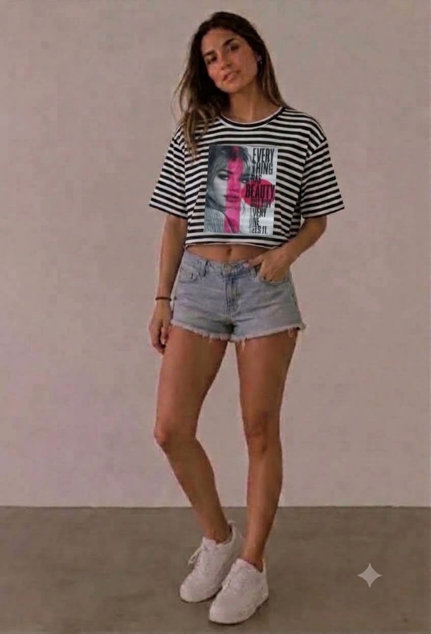 Remera Rayada de Morley con Estampa - Imagen 3