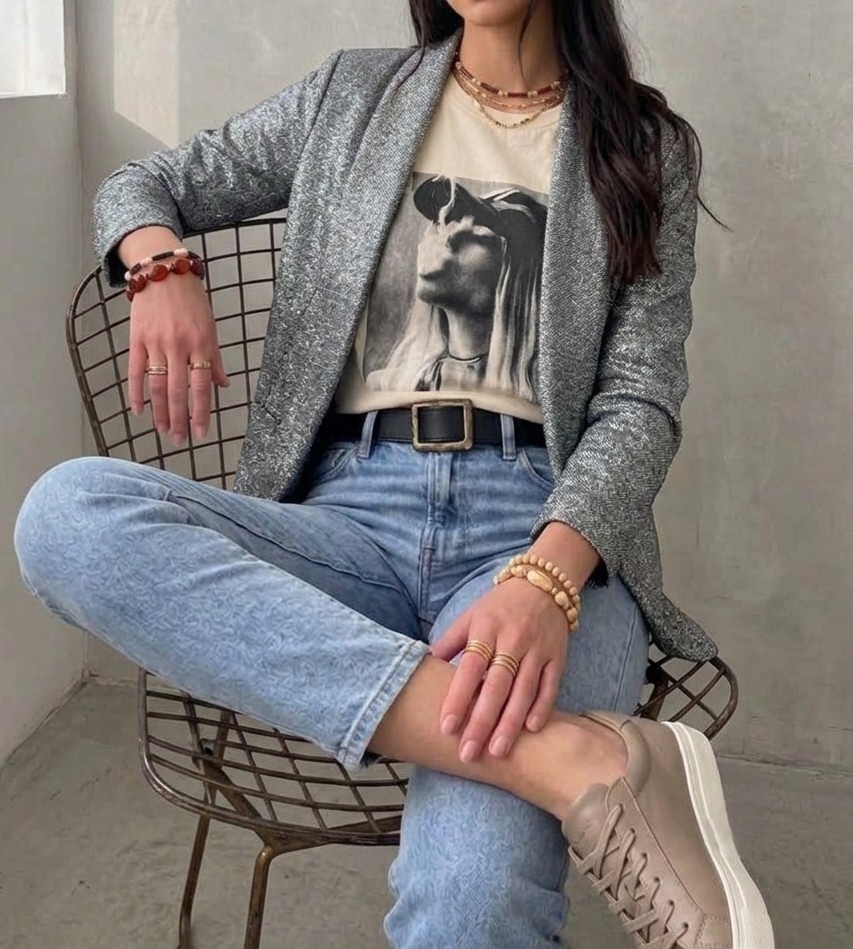 Blazer con Brillos - Imagen 2
