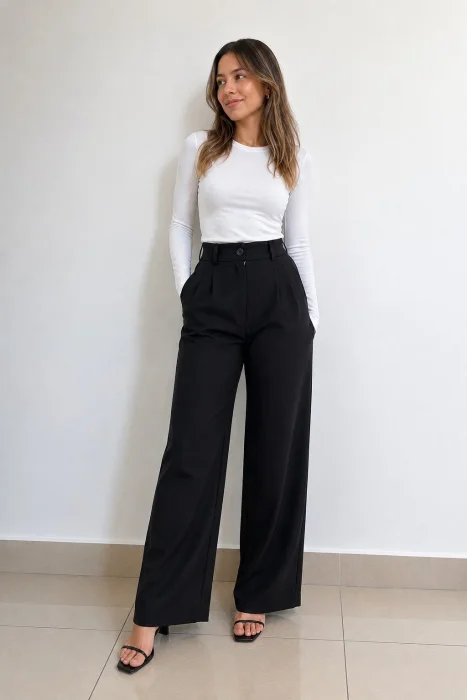 Pantalón Sastrero Wide Leg