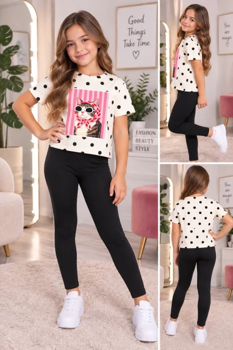 Remeras Algodón Lunares Estampadas