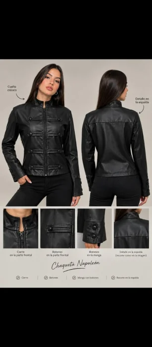 Chaqueta de Cuerina Liviana Nueva Temporada Talle del 1 al 4